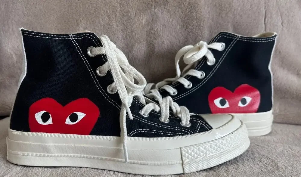 Converse x COMME des GARÇONS PLAY Chuck 70 High Black Heart Unisex-W7/M5 150204C